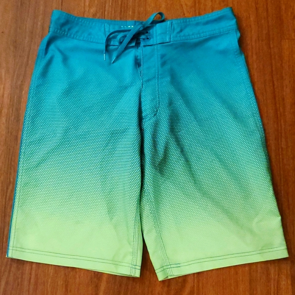 Old Navy California Teal Green Men's Swimming Shorts - Size 30